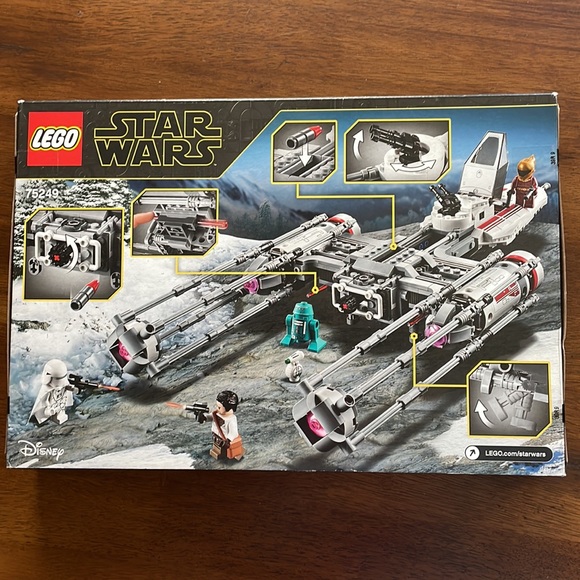 NEW Lego, Star Wars Resistance Y-Wing Starfighter  ages 8+ with 5 mini figures - Picture 5 of 6